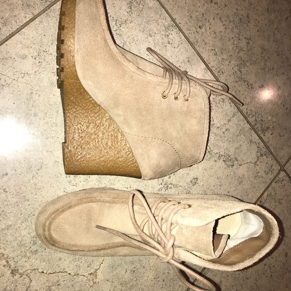 MICHAEL Michael Kors Suede Wedge Bootie - Picture 2 of 6